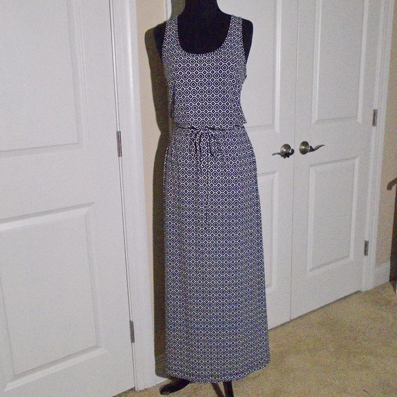 BANANA REPUBLIC Drawstring Racer-Back Maxi XS/S - Picture 2 of 6